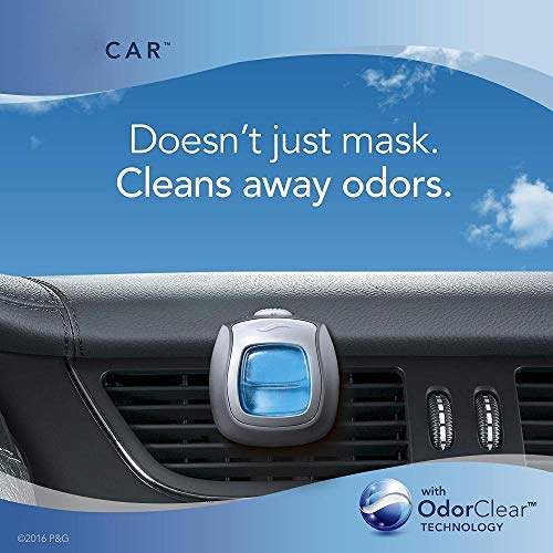 Image of Febreze Car Air Fresheners, 2 Linen & Sky and 2 Hawaiian Aloha Scents, Odor Eliminator for Strong Odors (4 Count)