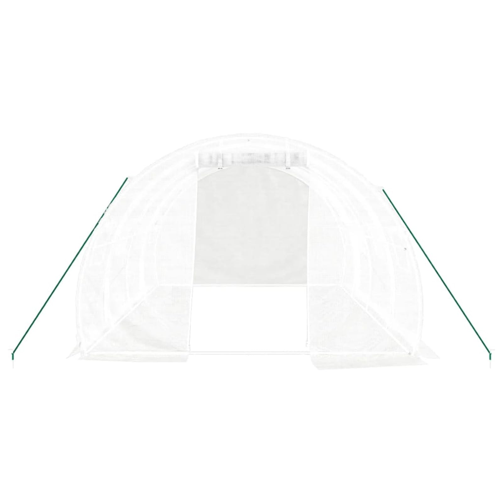 Mobili Serra con Telaio in Acciaio Bianco 12 m² 4x3x2 m, Serra da Giardino Serra Orto Serra da Balcone Serra per Orto Serra per Piante Casa Mobili Decor per Casa