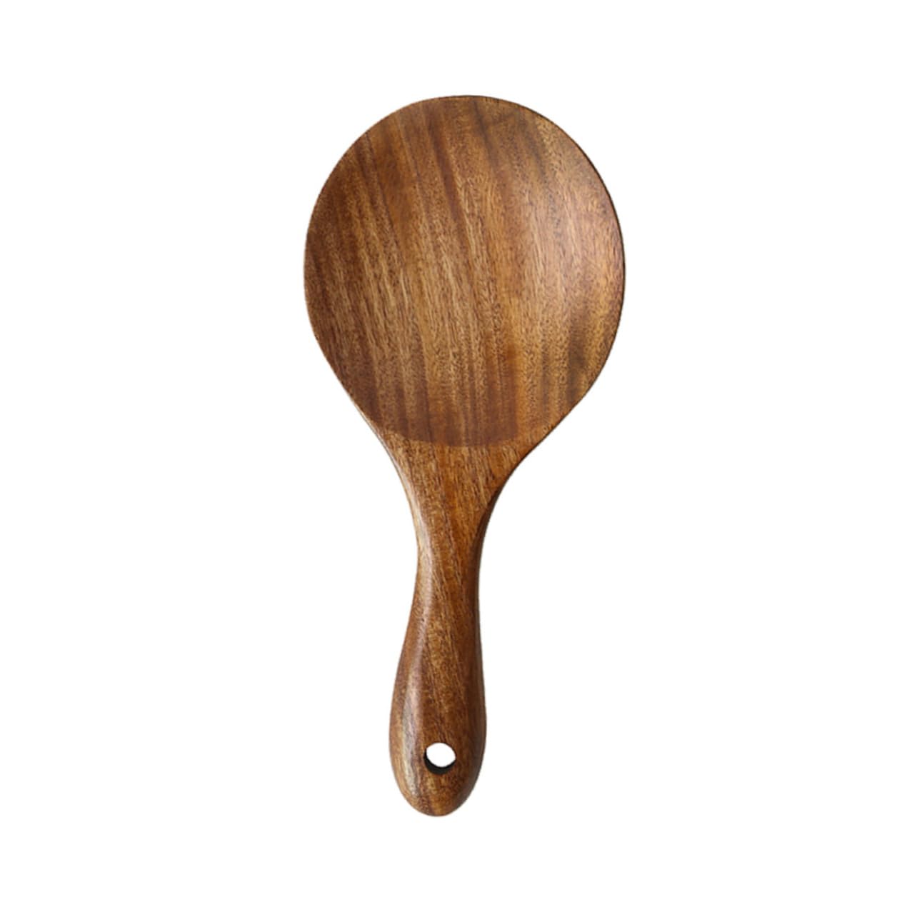DECHOUS Wooden Rice Scoop Spoon Lightweight Kitchen Utensil for Non Stick Cookware for Home Restaurant Use Ergonomic Handle for Comfortable Serving