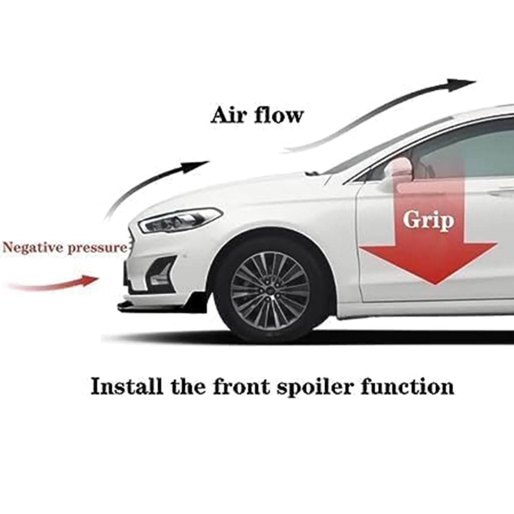 2 stuks achterbumperlipdiffusor voor Opel Adam Hatchback 2012 2 stuks achterbumperlipdiffusor voor Opel Adam Hatchback 2012