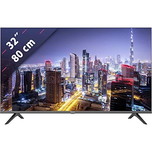 Hisense HD TV 2020 32A5600F - Smart TV Resolución HD, Natural Color Enhancer, Dolby Audio, Vidaa U 2.5 con IA, HDMI, USB, Salida Auriculares, Negro