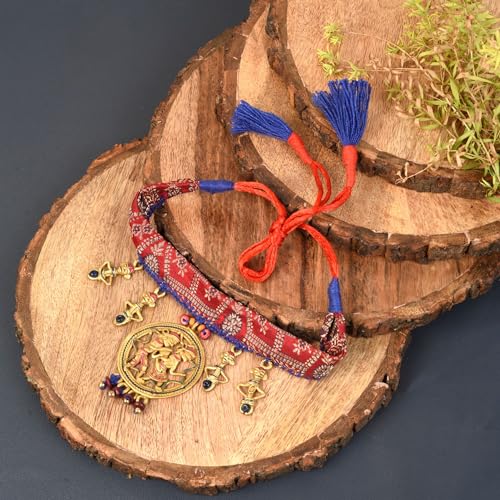 Image of AAKRITI ART CREATIONS Royal Empress Handcrafted Tribal Dhokra Necklace & Choker Collection | Queen-Inspired Artisan Brass Statement Jewelry | Ethnic, Regal & Elegant Necklaces for Women