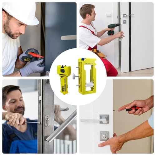 Jig para bisagras de puerta multifuncional para renovar y mantener el hogar 6