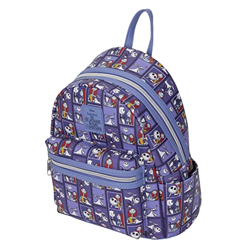 Loungefly x Nightmare Before Christmas Jack and Sally Valentine Mini Backpack4