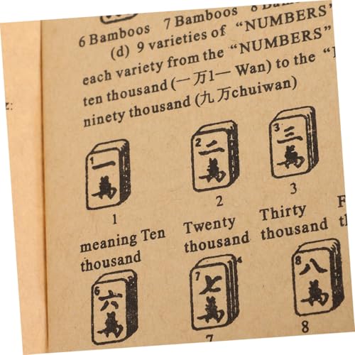 Mahjong Manual para Principiantes LIOOBO 3pcs miniatura 3