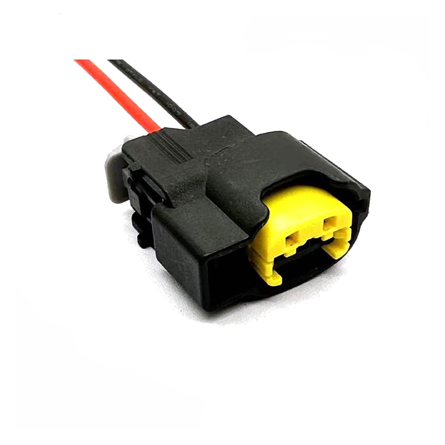 1/2 Pin Car High Voltage Package Ignition Coil Connector 2.0mm Horn Plug Wire Harness 49093-0211 KLOOKY(with 18AWG Wire,Female Insert_10 Sets_2P)