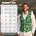 Wdktrgetd Boys Green Suit Vest V-Neck Boy's Formal Suit Vest Youth Slim Dress Vests for St Patricks Day Spring Summer School Boys Fashion Vests With Back Strap Pockets Grass Print Size 5-6 Years