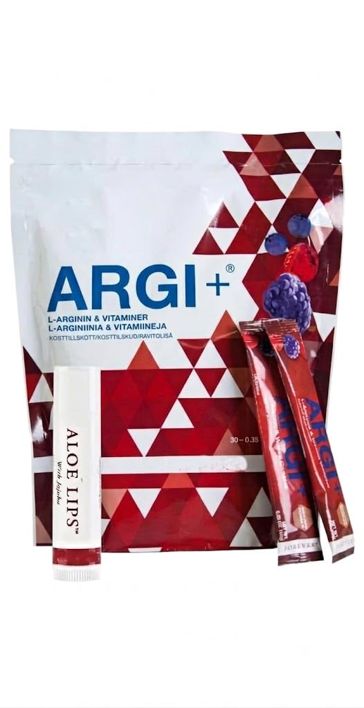 ARGI+ L-Arginine & Vitamin Complex (30 Packets) & Aloe Lips Balm with Jojoba Combo – Premium Fitness & Daily Hydration Set-image-37