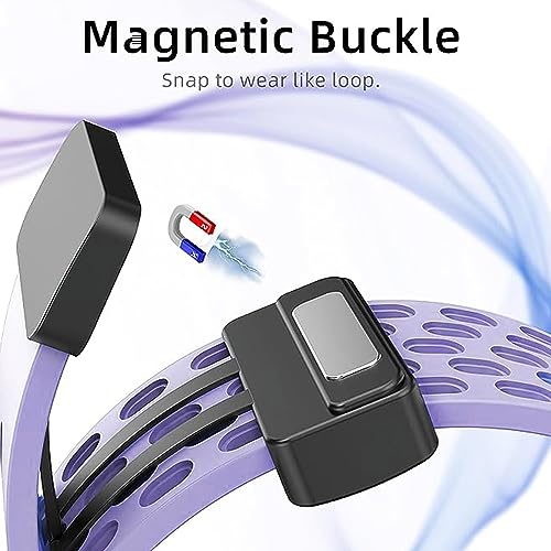 Correa deportiva silicona magnética 22mm para smartwatch miniatura 4