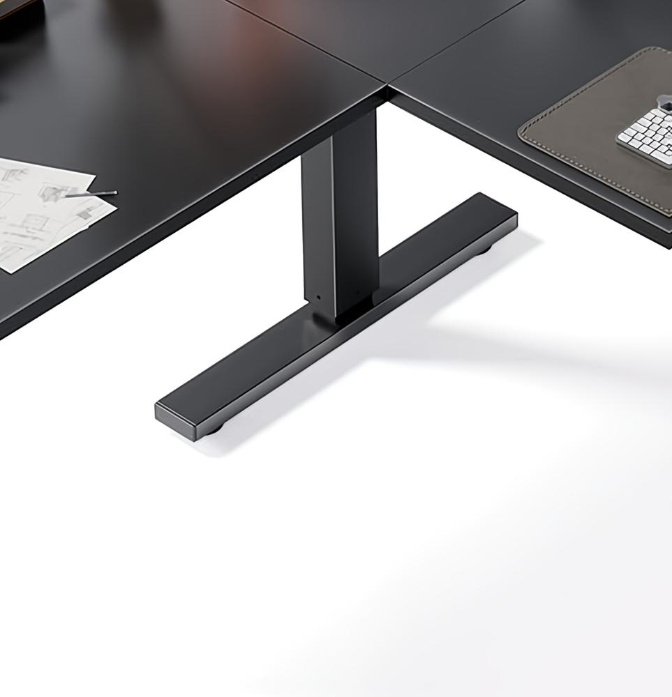 SIAGO L-Shaped Adjustable Standing Desk - 75 X 63 Inch, Adjustable Corner Standing Desk With - View #11