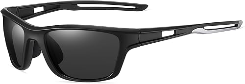 SUERTREE Gafas de sol polarizadas para hombre, gafas de sol deportivas con protección UV, gafas de sol deportivas con protección UV400