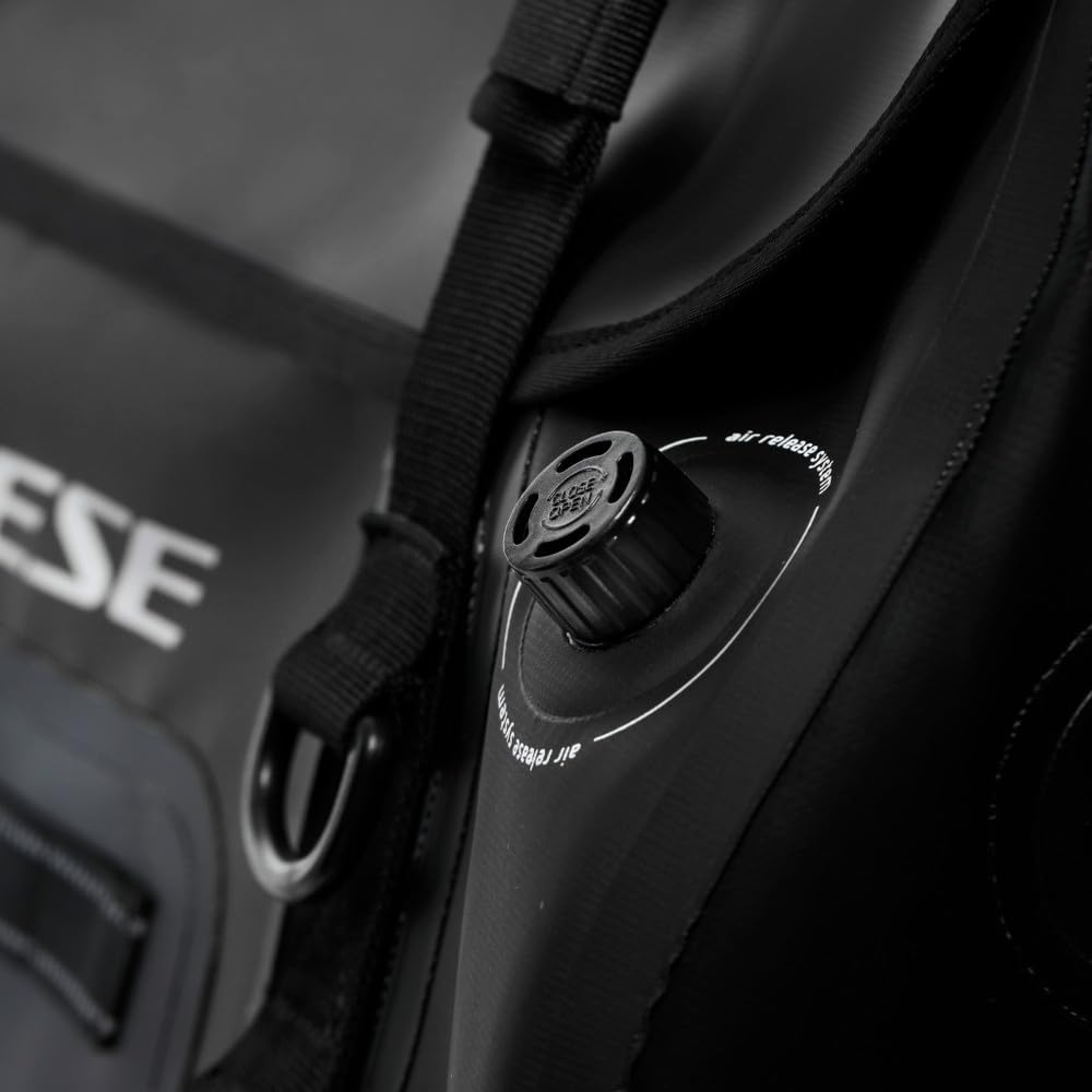 Dainese - Explorer WP Duffel Bag 45L, Bolsa de Viaje para Moto, Material Impermeable, PVC, para Hombres y Mujeres, Negro, N
