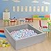 UHAPPYEE Extra Large Square Foam Ball Pit for Toddler, 47