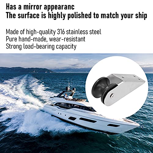 Boat Bow Anchor Roller 316 Stainless Steel Heavy Duty Bow Anchor Roller Replacement for Yacht Fishing Boat - Image 3