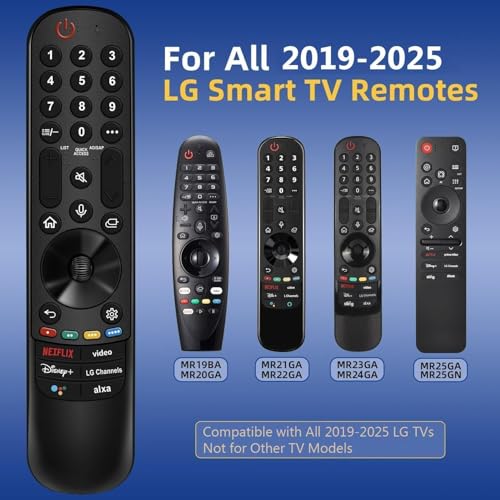 Image of Smartby Remote Control Compatible with Lg Magic smart Android webos 4k led tv Universal Works with All Model MR650 / MR19 BA /MR20GA /21GA /22GA /23GA /24GA (with Voice and Pointer Function).