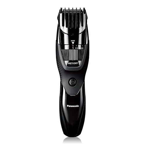 Panasonic Recortadora de barba inalámbrica para hombre con esfera de precisión ajuste ajustable de 19 longitudes batería recargable lavable