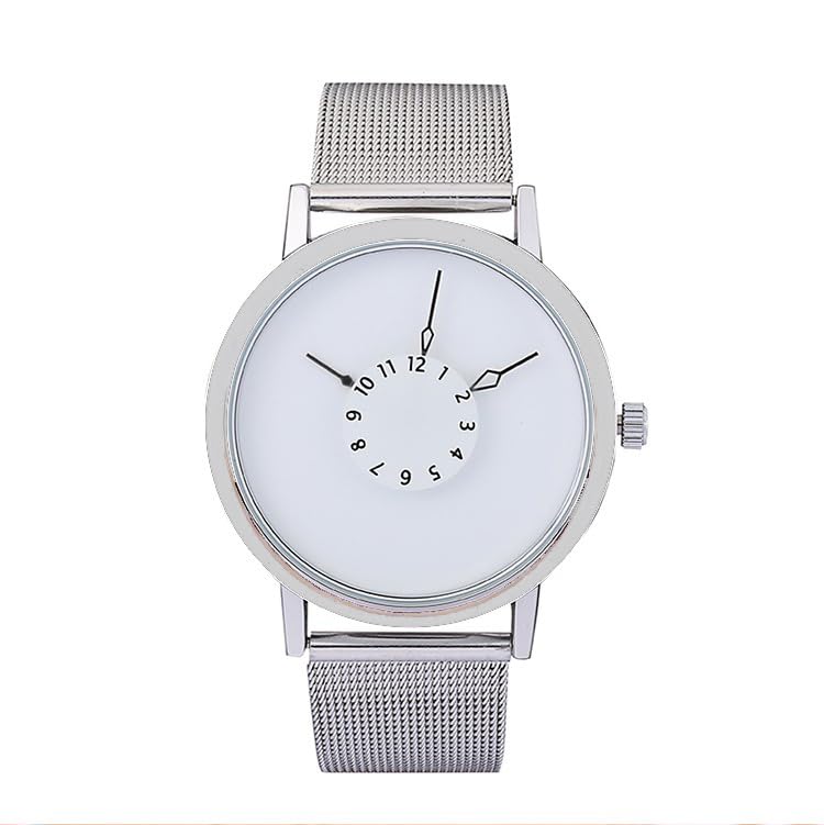 Red Robin Alluring Analogue Solid White Dial Silver Chain Strap Graceful Stylish Wrist Watch for Men and Boys, Pack of 1 - PAIDU-58973-WD-SIL-CHAIN (B0C9DN37LQ) Amazon Price History, Amazon Price Tracker