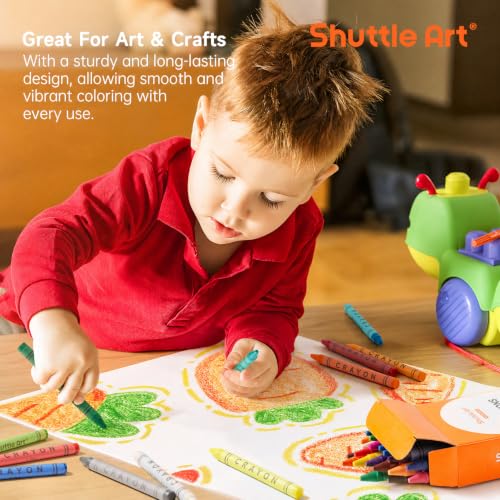Image of Shuttle Art Crayons Bulk Packs 32 Boxes of 24 Colors