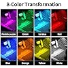 Car Footwell Lights, RGB Interior Led Ambient Lighting with Smartphone App and Music Sync, 8 Colors USB Atmosphere Lights 5V for InsideTruck Car Decoration Santa Gifts for Men and Women #3