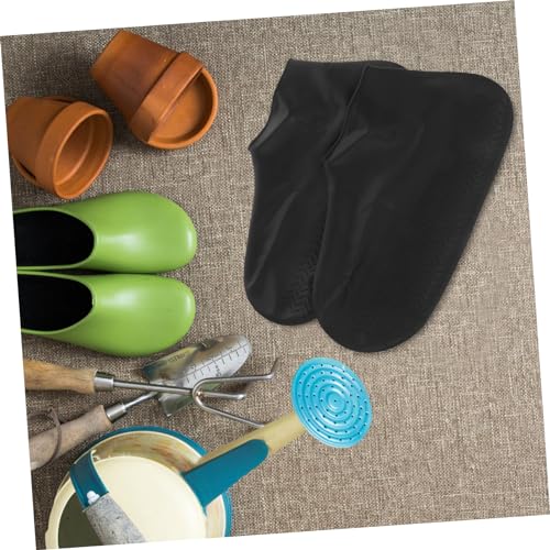 Cubiertas de zapatos de silicona impermeables y fáciles de limpiar para viaje, camping y uso diario miniatura 3