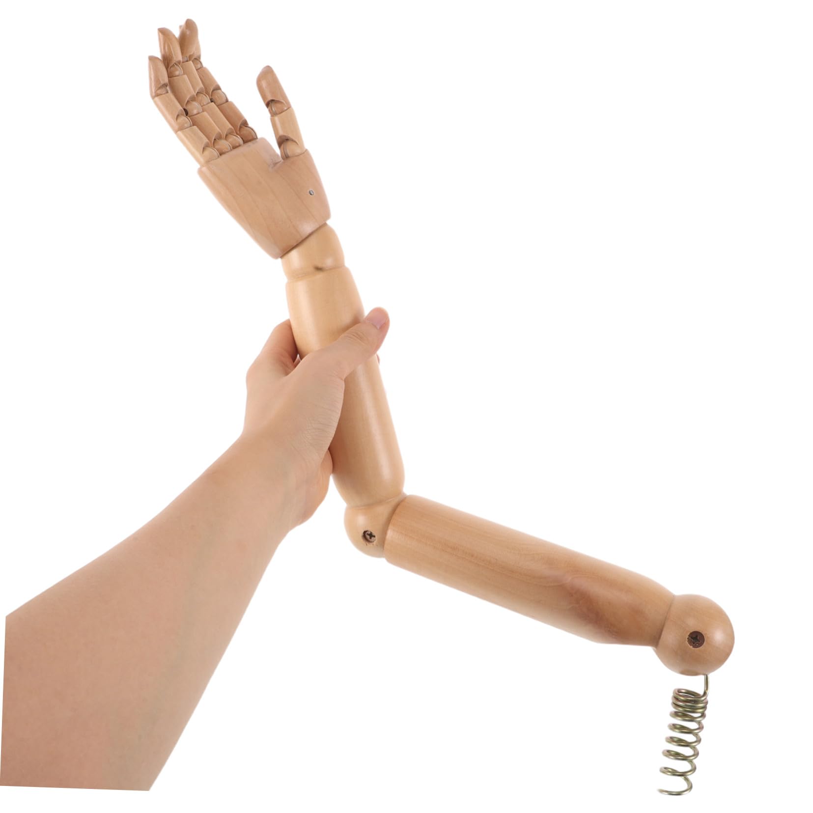 PLAFOPE Mannequin Articulés Toucher Réaliste en Bois avec Joints Flexibles Remplacements Naturels et Esthétiques Paire de Bras pour Jeux de Rôle et Projets Artistiques