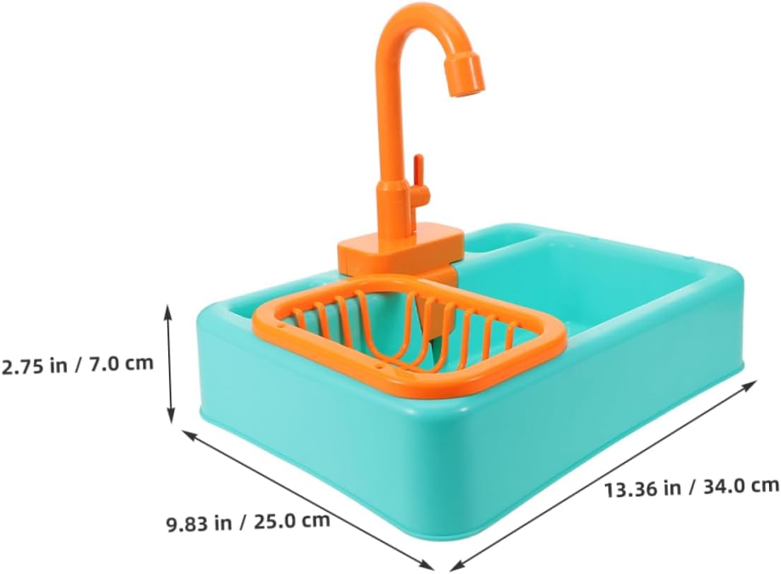 2pcs Bird Bath Tub Toy Interactive Fountain for Birds Automatic Water Circulation Vegetable Washing Basin Parrot Shower Box for Playtime Bathing
