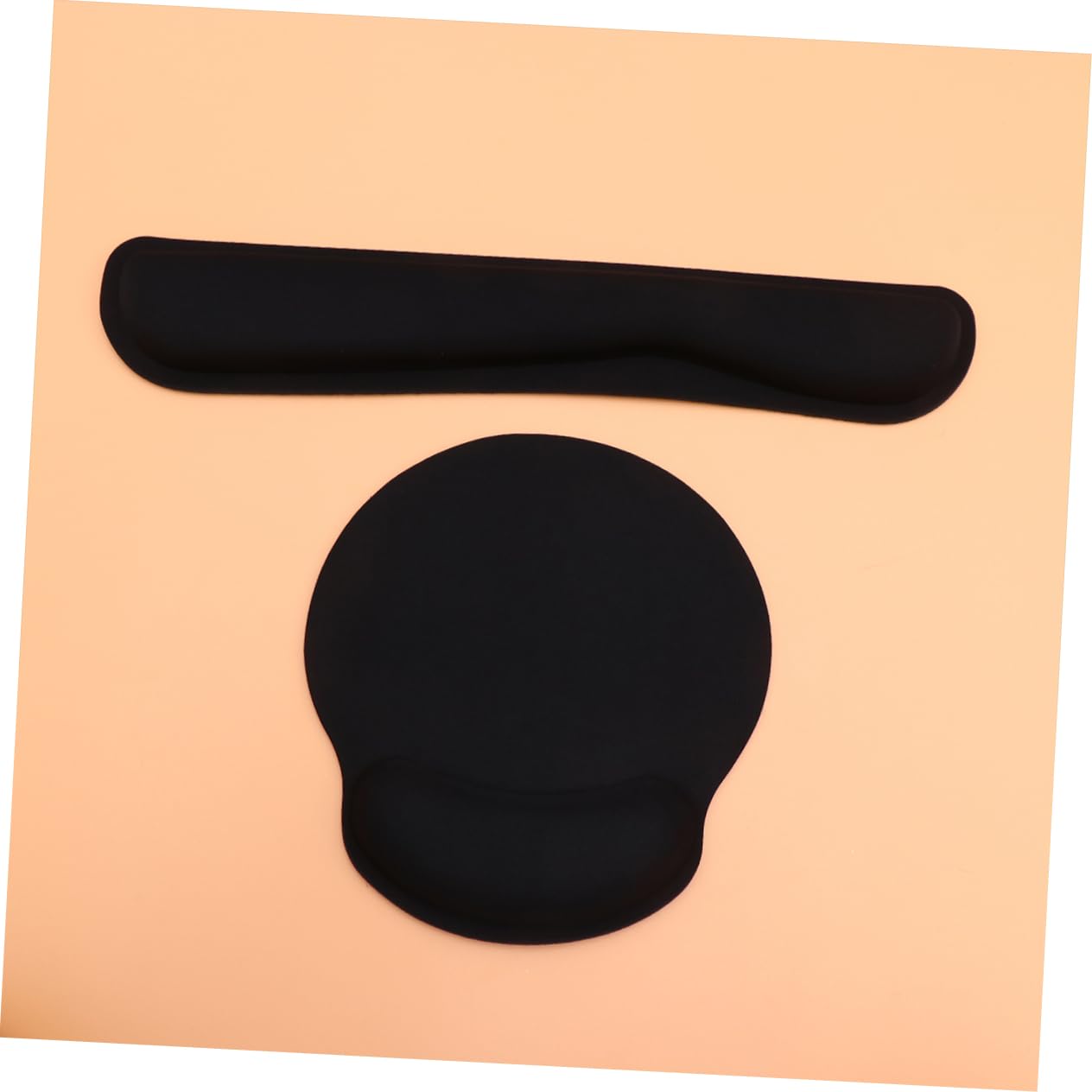 Operitacx 2sätze Teiliges Set Handgelenkauflage Und Mauspad Ergonomische Handauflage Für Tastatur Und Komfortable Und Elastische Handstütze Zubehör Für Büro Und Gaming Schwarz