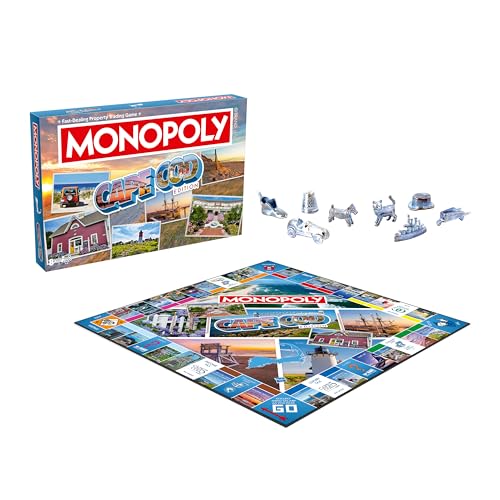 Monopoly Cape Cod Edition juego de mesa para 2-6 jugadores miniatura 3