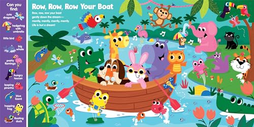 Search & Find: Nursery Rhymes – Sing Along with 6 Favorite Nursery Rhymes for Toddlers, Ages 2 and Up - 6-Button Sound Book