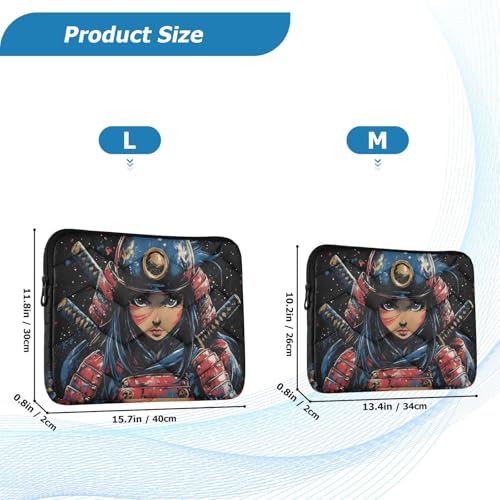 Funda para Laptop Manga Estilo Samurai Compatible 16 Pulgadas miniatura 2