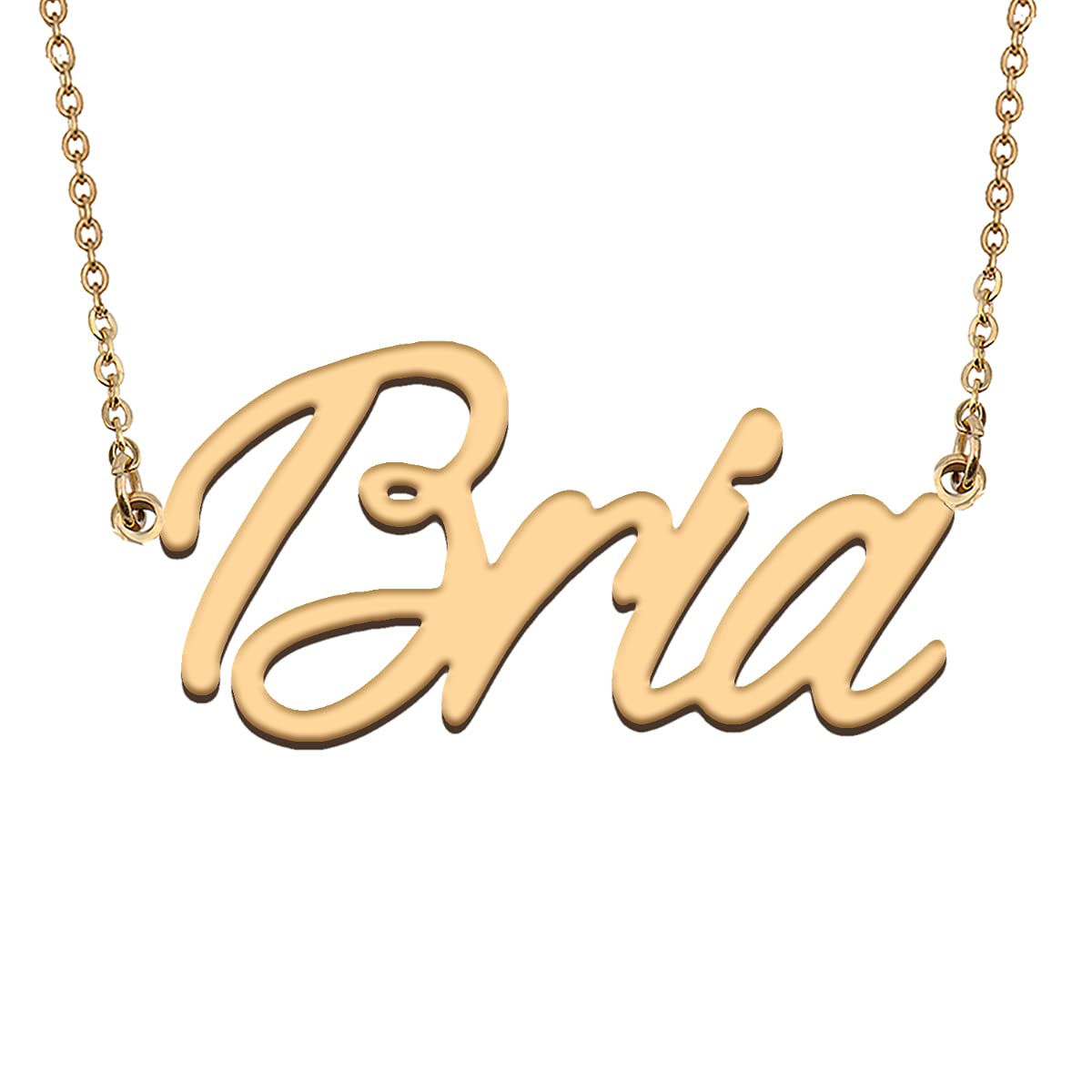 HUAN XUNPersonalized Name Necklace for Women Custom Initial Pendant Custom Name Jewelry Gift for Mother Day