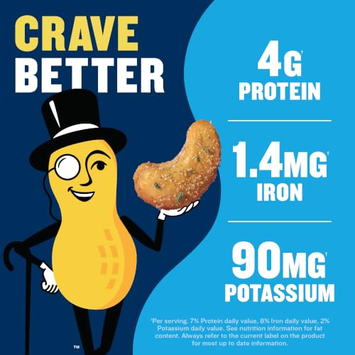 Image of PLANTERS Salt & Vinegar Cashews, Plant Based Protein, 5 Oz (1 Ct) | Roasted Cashews. Flavored Cashews. Snacks for Adults. Resealable Bag. Plant Based Protein Snack. Party Mix