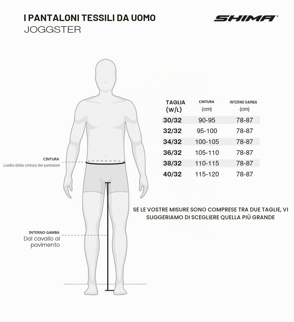 Shima Joggster Pantaloni Moto Uomo