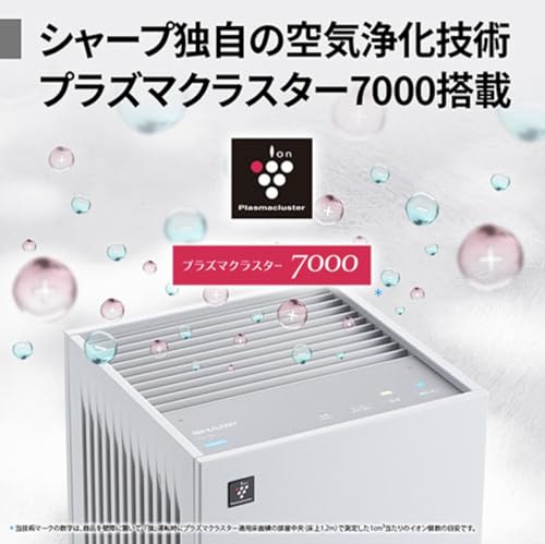 シャープ(SHARP) プラズマクラスター7000搭載 空気清浄機 FU-T40(W) の商品画像 2