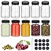 Hejo Kleine Shot Flaschen zum befüllen, 10 Stück Kleine Glasflaschen mit Breitem Mund, 60ml Mini Shot Glasflaschen mit Deckel, Mehrweg Mini-Flaschen Gläser für Saft, Ingwer, Schnaps (Schwarz Deckel) ml Glas günstig Kaufen-Hejo Kleine Shot Flaschen zum befüllen, 10 Stück Kleine Glasflaschen mit Breitem Mund, 60ml Mini Shot Glasflaschen mit Deckel, Mehrweg Mini-Flaschen Gläser für Saft, Ingwer, Schnaps (Schwarz Deckel)