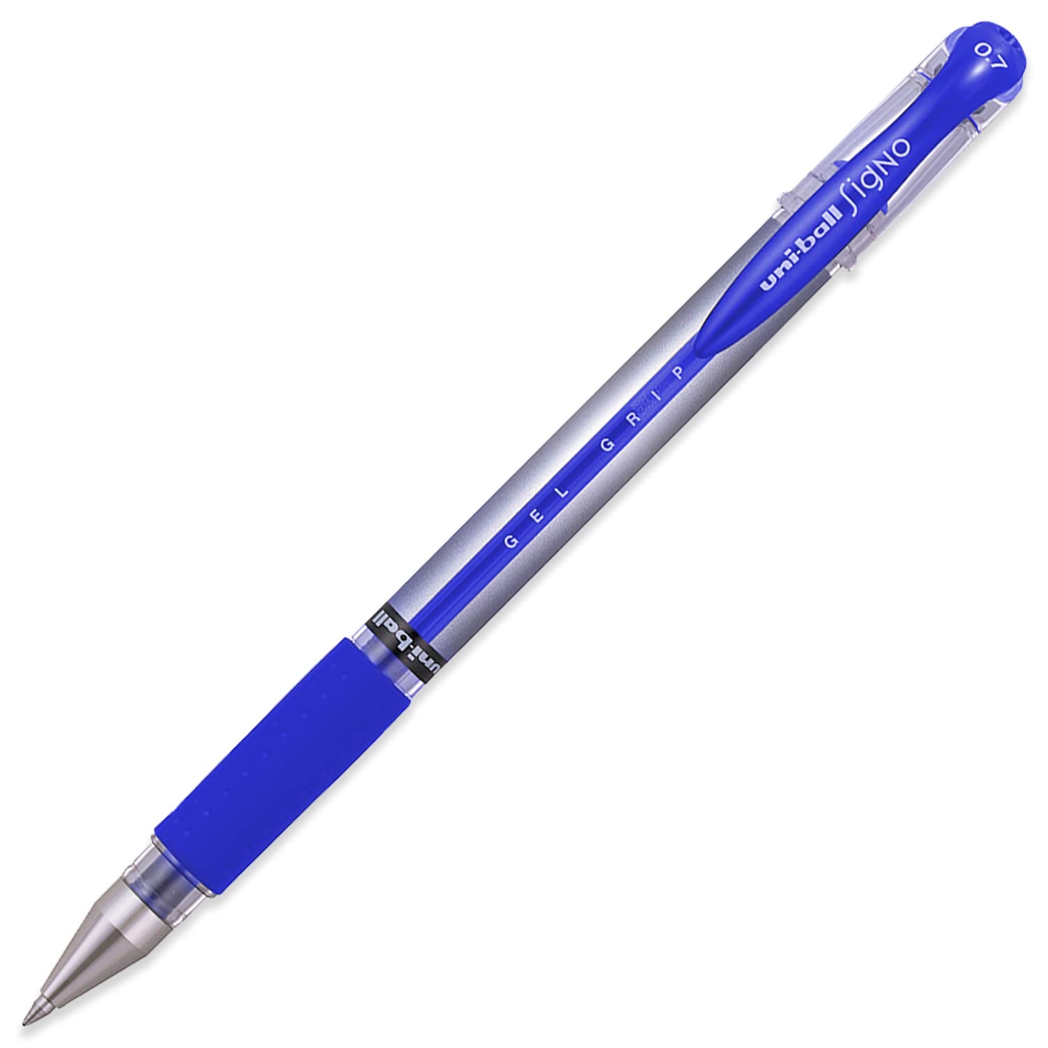 uni-ball UM-151 Signo Gel Grip Rollerball Pen - 0.7mm - In Envelope Gift Packaging (Pack of 5, Blue) - Image 3