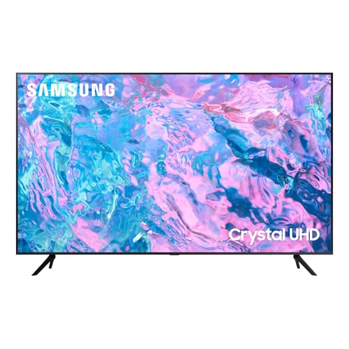 Samsung TV Crystal UHD 2023 75CU7105 - Smart TV de 75', Procesador Crystal UHD, Diseño Air Slim, Q-Symphony , Contrast Enhancer con HDR10+,