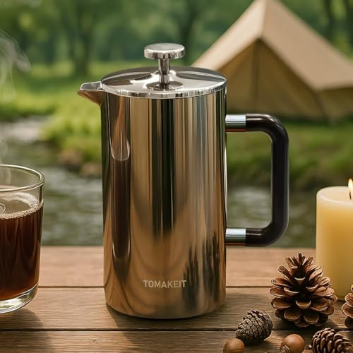 TOMAKEIT 1L/34 Oz French Press Coffee Maker