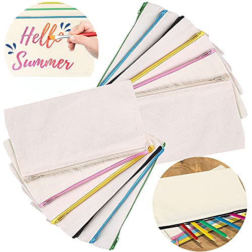 12 Pezzi Astuccio in Tela con Cerniera, Astuccio