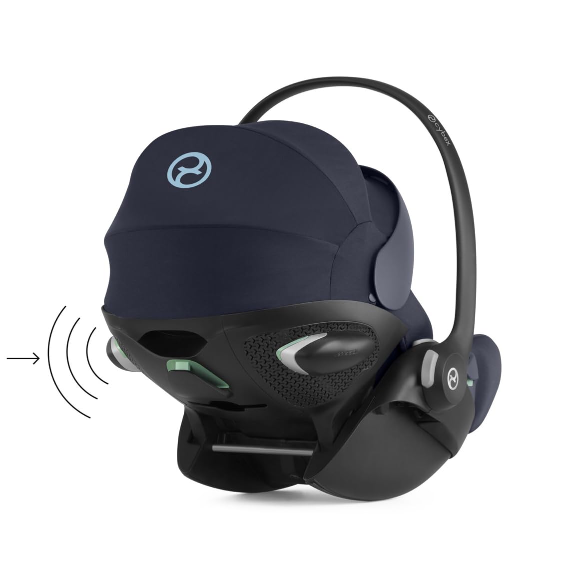 CYBEX Cloud G i-Size Plus/Ocean Blue-navy blue PU1