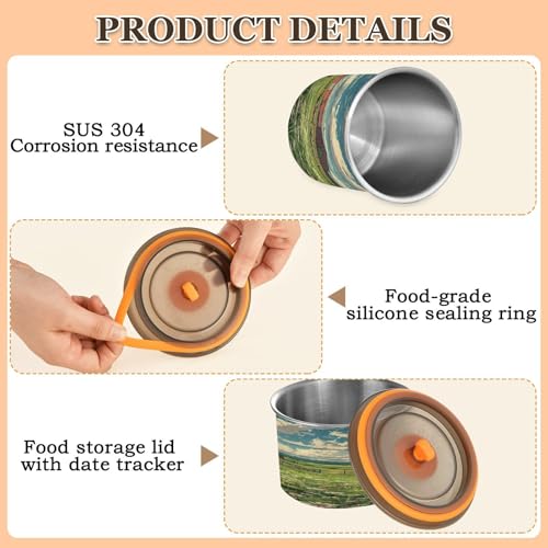 Envase Hermético de Acero Inoxidable para Café 17oz miniatura 4