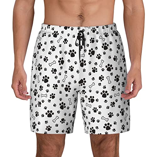 Mens Swim Trunks with Compression Liner Quick Dry Bathing Suit Beach Shorts with Pockets Boys Board Shorts