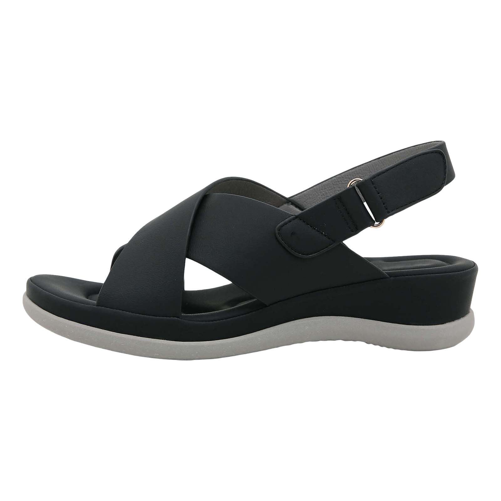 Sandali Eleganti Donna Estive Da Camminata Scarpe piatte con fibbia casual da donna Sandali alla Eleganti Cerimonia Sandalo Gioiello Sandalo Basso Estivo Estivi