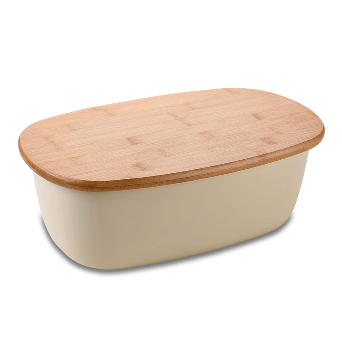 LIOONSRectangular Porcelain Bread Box Fashion Creative Kitchen Countertop Bread Storage Bread Bin With Lid Keep Fresh