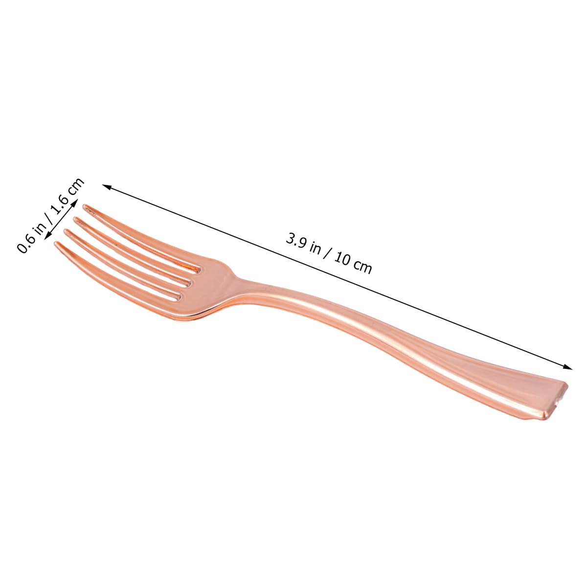 Cabilock Mini Forks Disposable Fruit Forks Plastic Dessert Forks for Cake Pudding Appetizers Small Samples 3.85 in Flatware for Catering Banquets Weddings Reunions Party Supplies — Amazon image 5