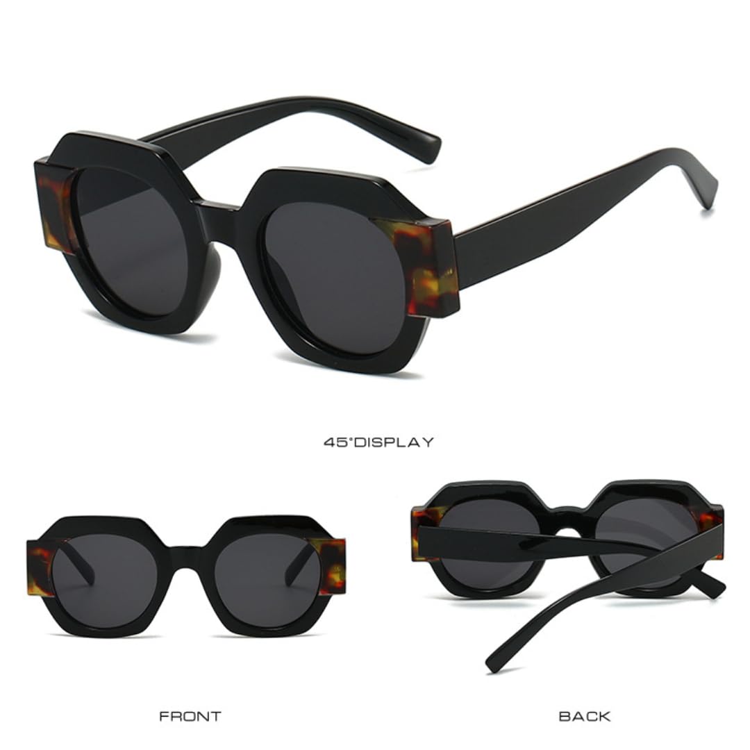 Okulary przeciwsłoneczne UV400 vintage punk luksusowy design dla kobiet i mężczyzn