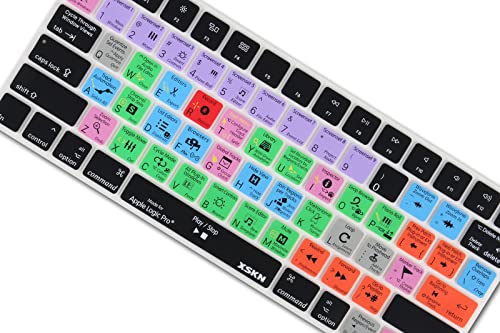 Protector de teclado silicona XSKN Logic Pro X para Magic MLA22LL/A miniatura 4
