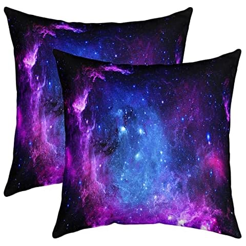 Housses de Coussins Homewish Galaxie Violette Cover