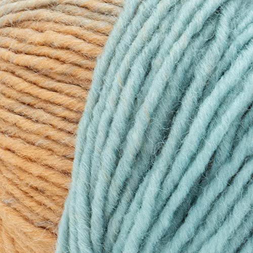 Image of Lion Brand Yarn Scarfie Bulky Yarn, Seafoam /Clay, 1 Skein