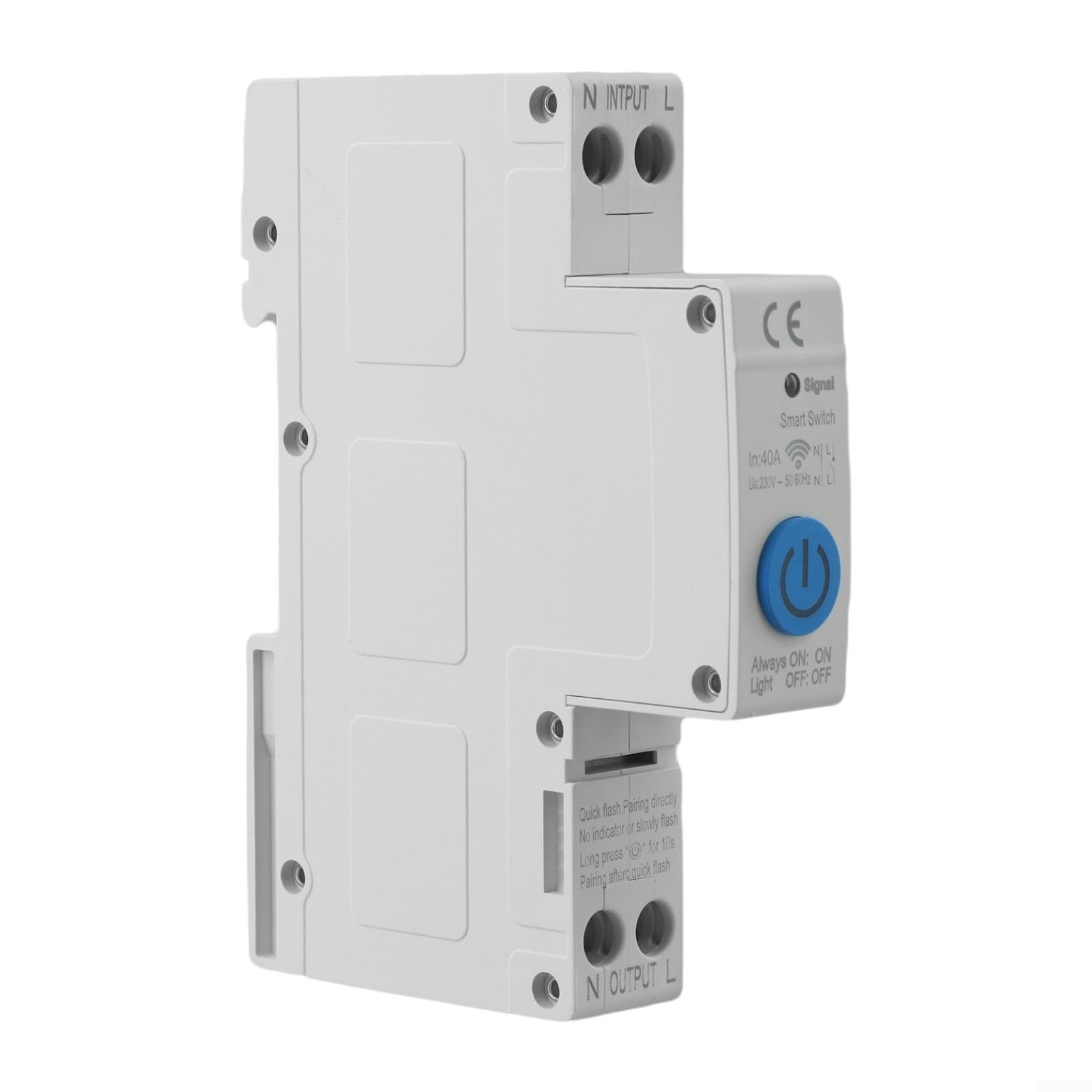 Interruptor automático KiraKira 1P 40A evita sobrecargas y cortes por fugas